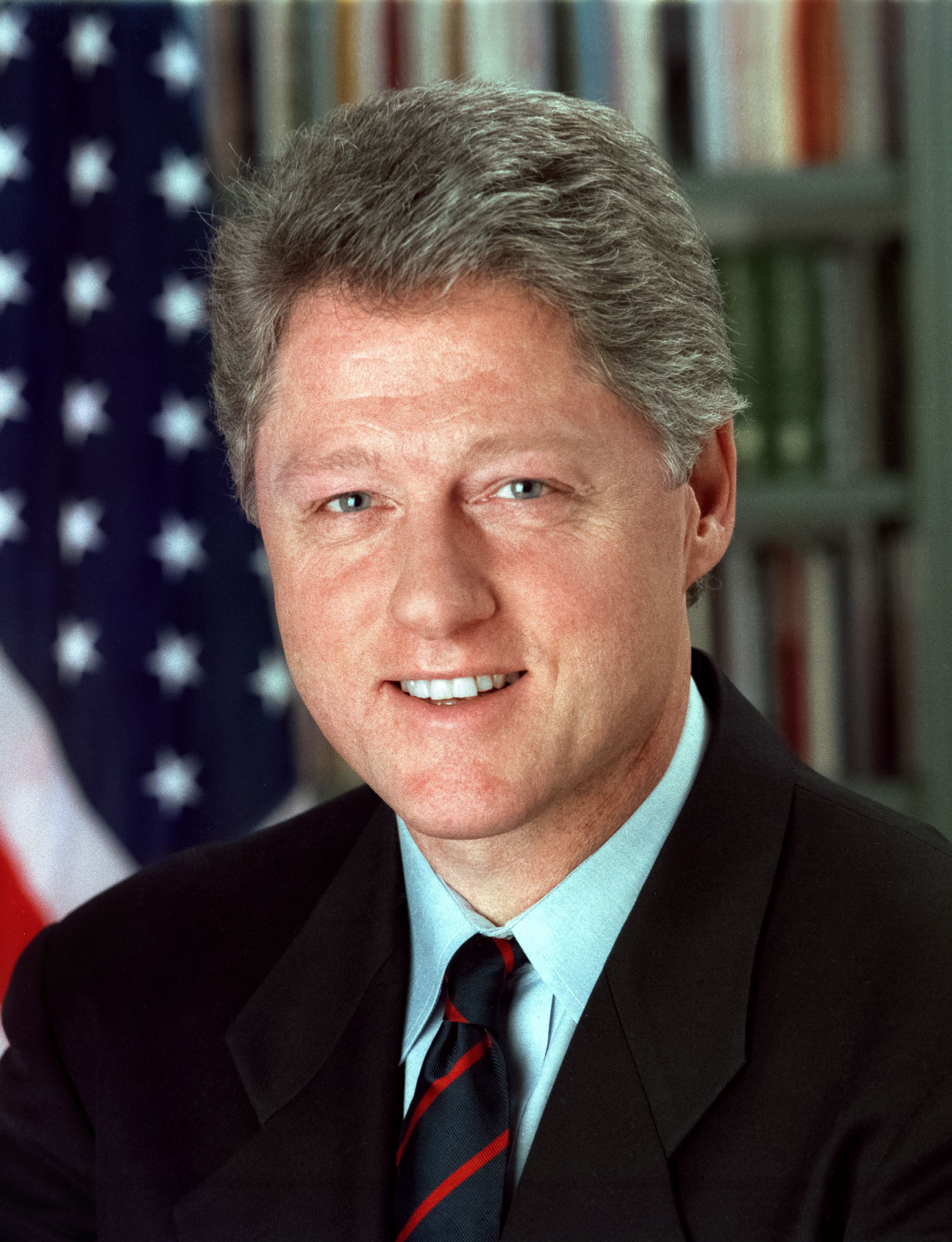 Bill Clinton presidential portrait