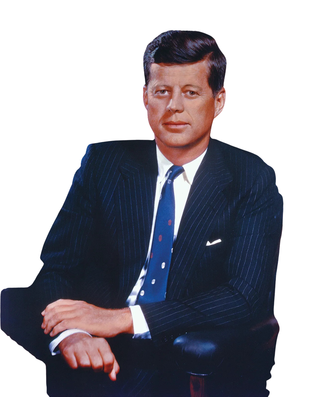 John F. Kennedy portrait cutout