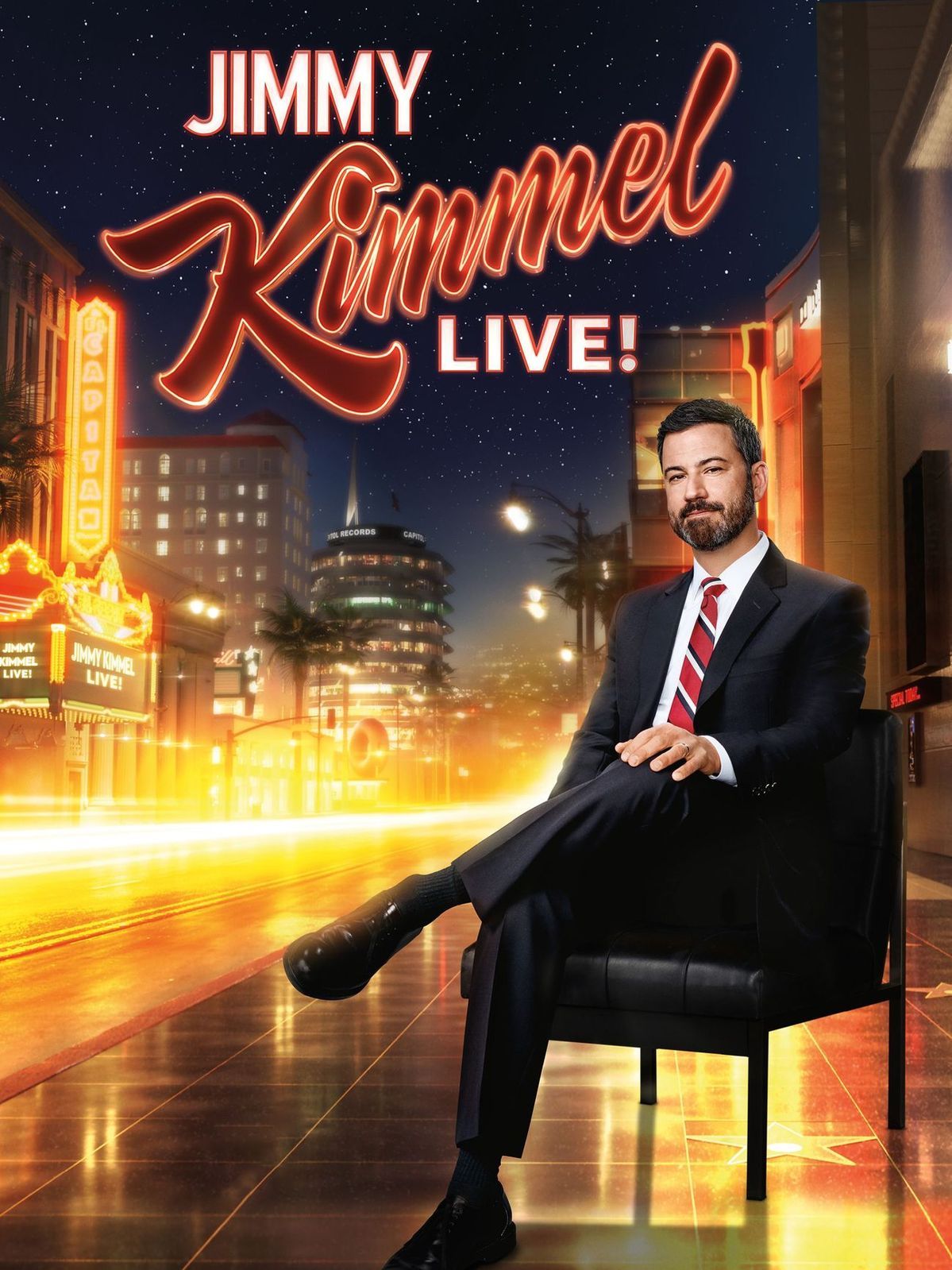 Jimmy Kimmel Live promotional poster