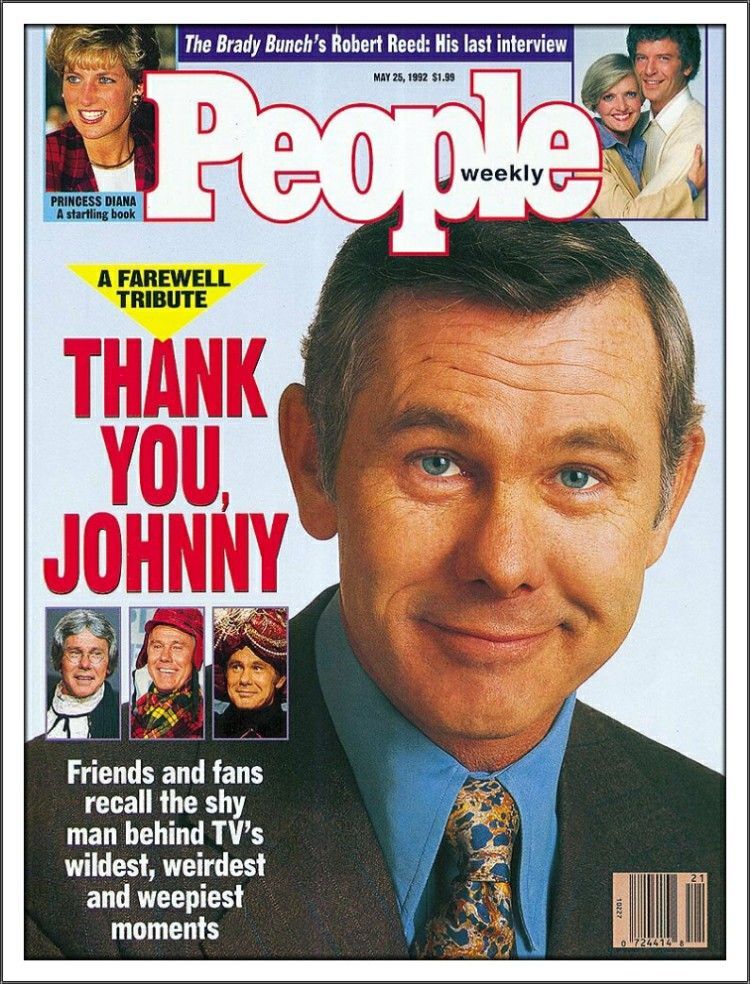People magazine cover thanking Johnny Carson